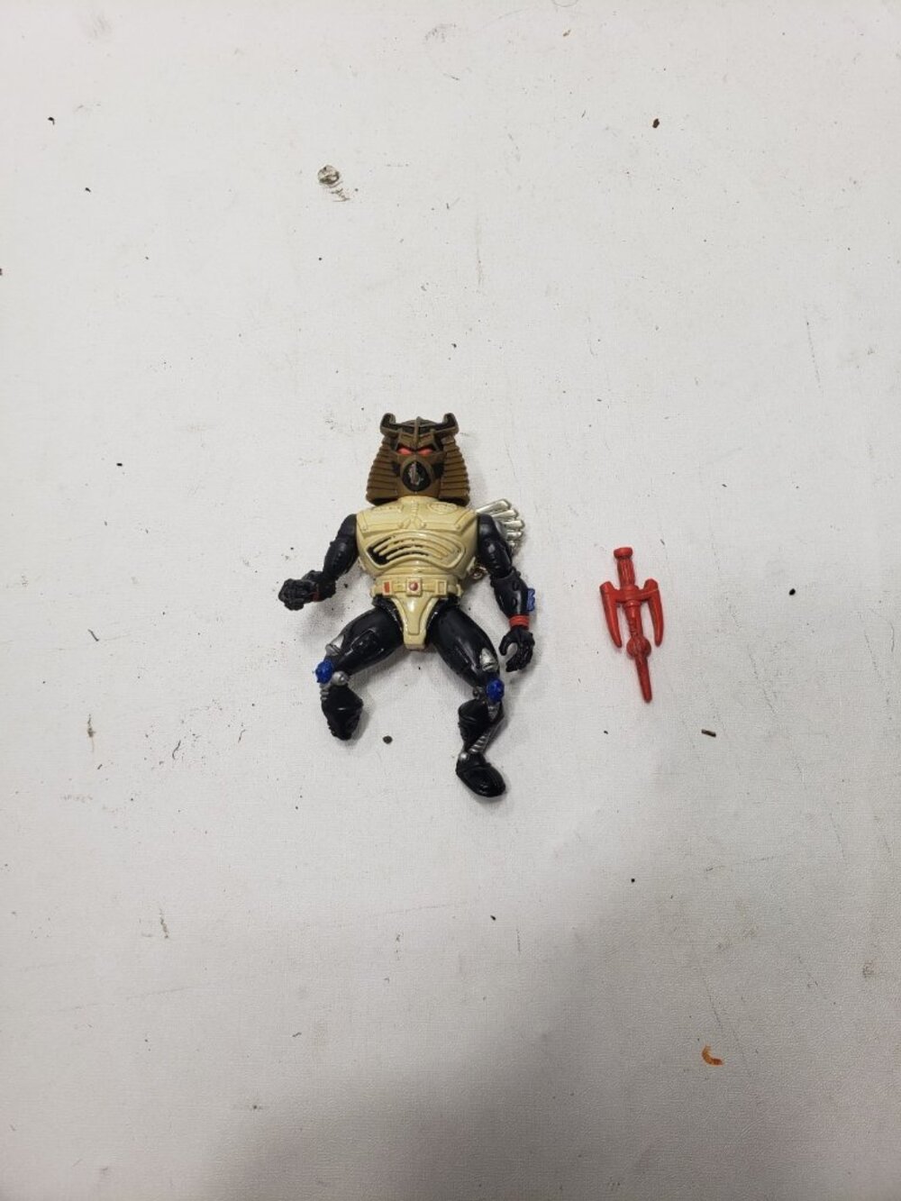 Vintage 1991 TMNT Chrome Dome Action Figure Playmates Loose Incomplete